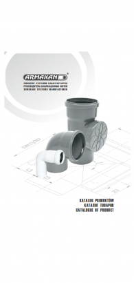 Katalog kanalizacji wewnętrznej i zewnętrznej ARMAKAN